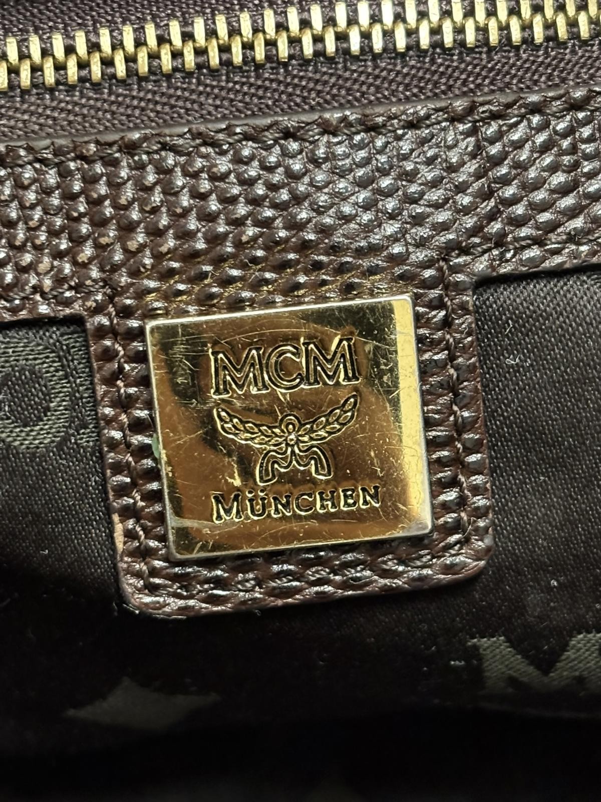 MCM Visetos Python Leather Shoulder Bag H3106 - image 4