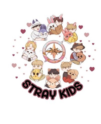 Stray Kids with SKZ Composition Notebook: Stray Kids Everywhere All Around The W
