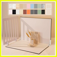 Complete Photo Backdrop Tabletop Kit with 10 Double-Sided Styles - 16.5x11.7in