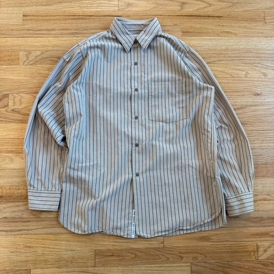 Nanamica FW20 Brown Stripe Wind Shirt