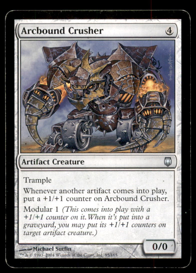 MTG Arcbound Crusher LP Light Play Darksteel [1407]