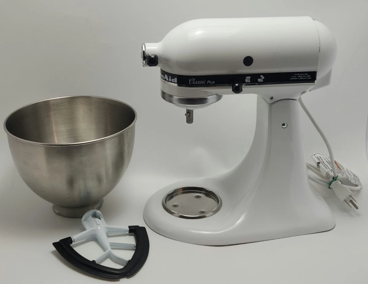 KitchenAid ホワイト Batedeira Stand Mixer KitchenAid Profissional 7,6L White - KEF97AB