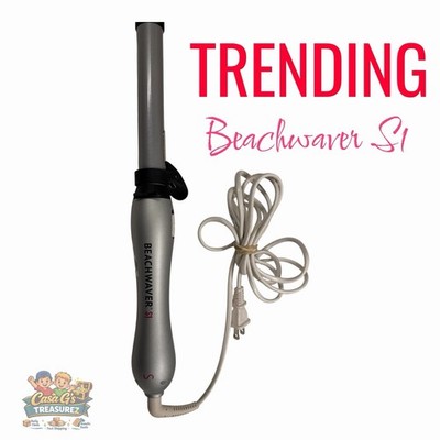Beachwaver S1 Rotating Curling Iron with 1'' Ceramic Barrel Tested Model BW1136S1
