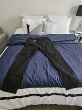 Victorious Jogger Jeans Men Large Size Black Color Cotton