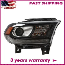 Passenger Side RH For 2016-20 Dodge Durango Xenon/HID Headlight Headlamp w/DRL