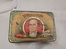  Daniel Webster Cigar Tin Advertising USA