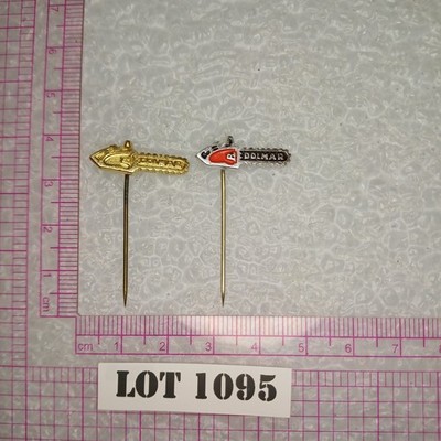 Vintage DOLMAR Logo Chainsaw Chain Germany Work Tool Lumberjack Pin 2/1 LOT 1095