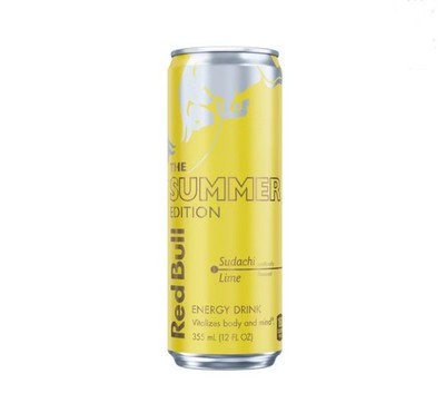 Red Bull Summer Edition Energy Drink Sudachi Lime.             (12 fl. Oz 1 Can)