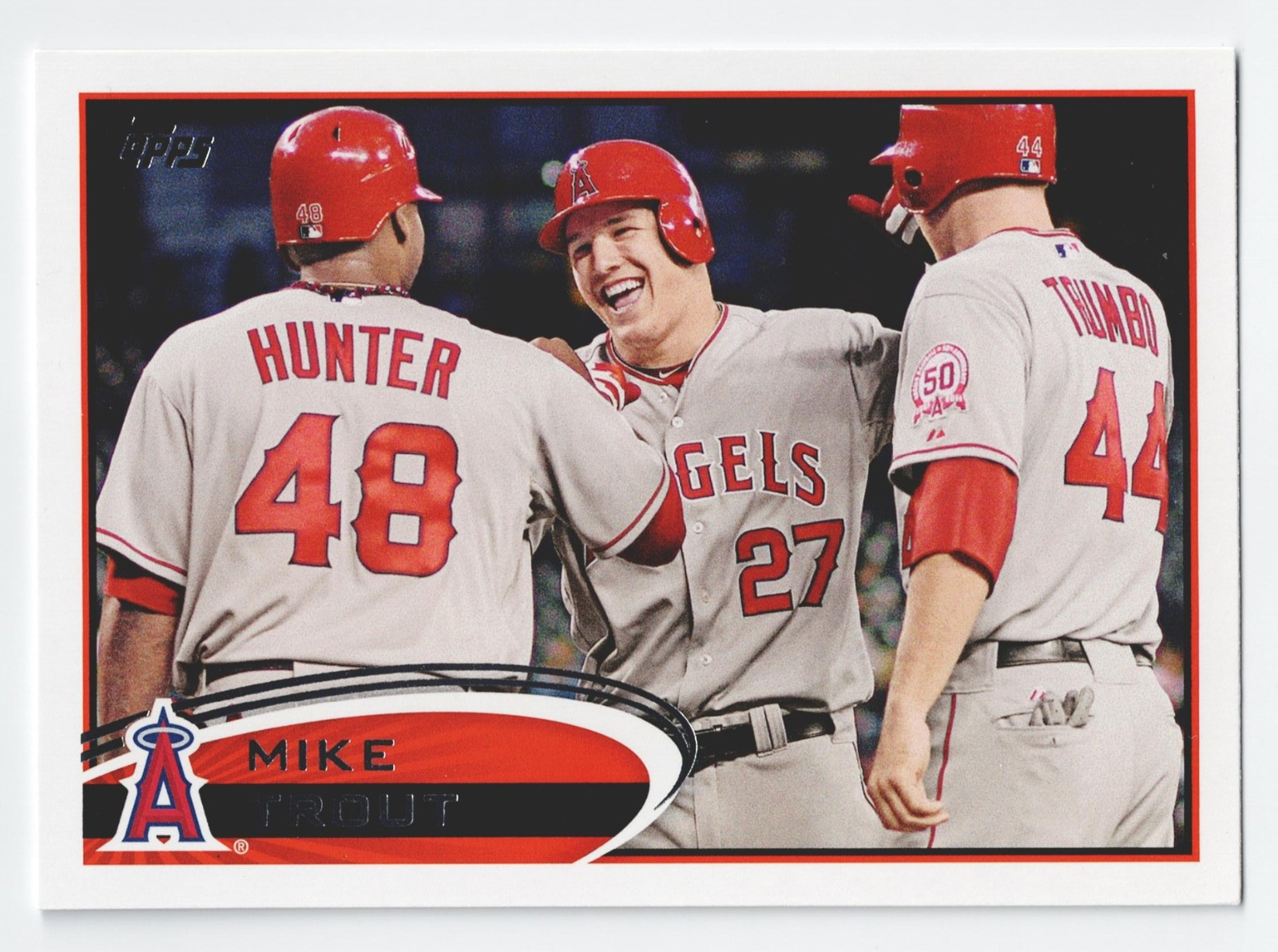2012 Topps Series 2 Mike Trout Base #446 Los Angeles Angels
