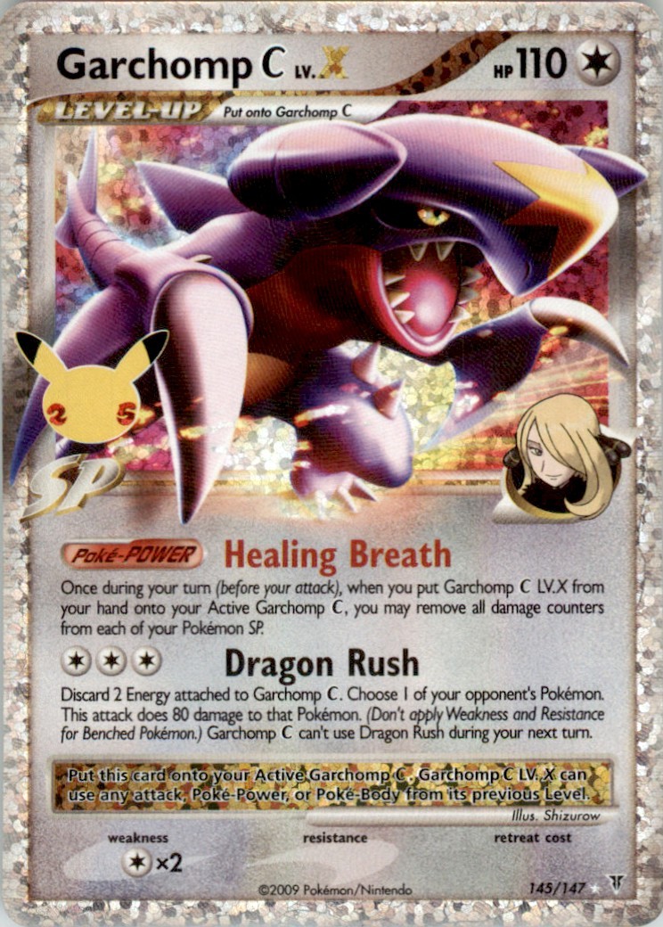 ポケモンカードゲーム 005/009 046/080 120/184 155/xy-p lv.X 2009 Pokemon Platinum - Supreme Victors #145 Garchomp C LV.X