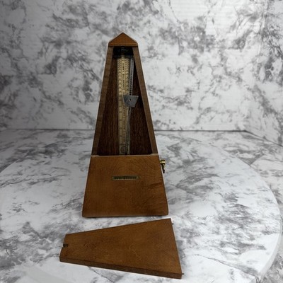 Vintage Seth Thomas Metronome De Maelzel Obelisk Made In USA Wind