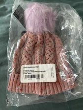 Smartwool lodge Girl Purple EclipsePom-Pom merino wool warm Women’s Beanie NWT