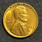 1953 P Lincoln Wheat Small Cent Uncirculated Red Uncertified US Coin