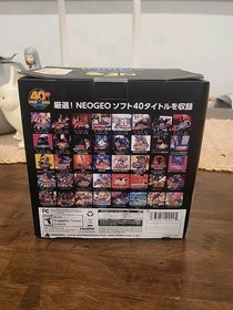 SNK NEO GEO Mini console Classic 40th Anniversary Arcade Boxed 40 Games included