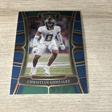 Christian Gonzalez Rookie Card. 2023 Select #15. Patriots All-Pro CB