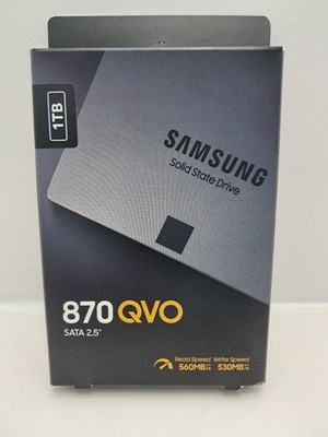♢USED SSD♢ Samsung 870QVO 1TB Samsung 870 QVO 1TB SATA III 2.5