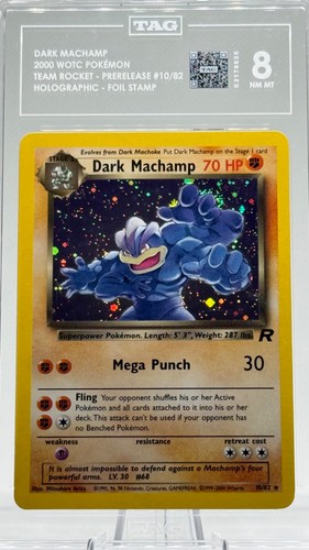 Dark Machamp (Unlimited) graded TAG 8 for sale on eBay