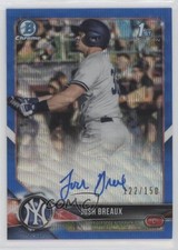 Josh Breaux Bowman 2018 Blue Wave Refractor /150 Auto
