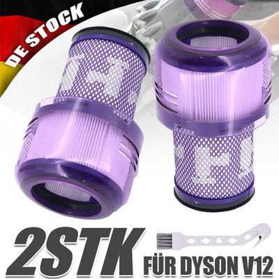 2x HEPA-Filter Ersatz Für Dyson V12 Detect Slim Absolute Animal Staubsauger