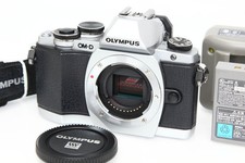Olympus OM-D E-M10 Body Silver Mirrorless Camera From Japan Tested Near Mint
