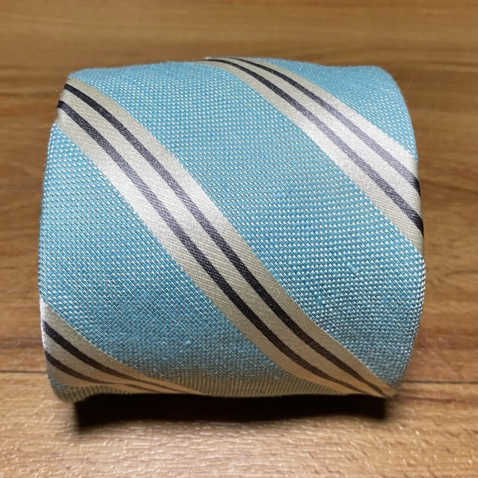 Jos. Corbata clásica A Banks Reserve para hombre a rayas seda lino corbata nueva con etiquetas Foto 4 de 4