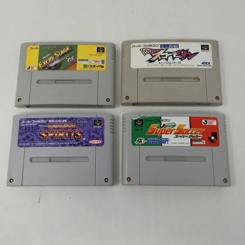 Lof Of 4 Super Famicom Games JAPANESE IMPORTS US Seller