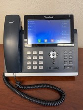Lot of 6 - Yealink T48S Gigabit IP Phone SIP-T48S Factory Reset