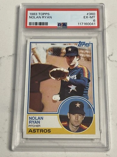 1983 Topps Nolan Ryan PSA 6 EX/MT
