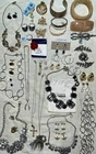 Vintage Costume Jewelry Lot Necklaces Bracelets Brooches Mixed LOOK! FREE SHIP