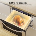 24" Built In Microwave Drawer Oven 1.2 Cu.Ft. ThermoMate Stainless Steel 1000W — photo 7