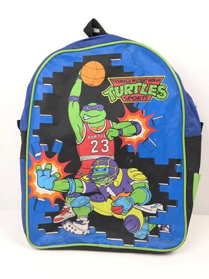 Teenage Mutant Ninja Turtles Sports 15'' Backpack Donatello Leonardo 1993 Mirage