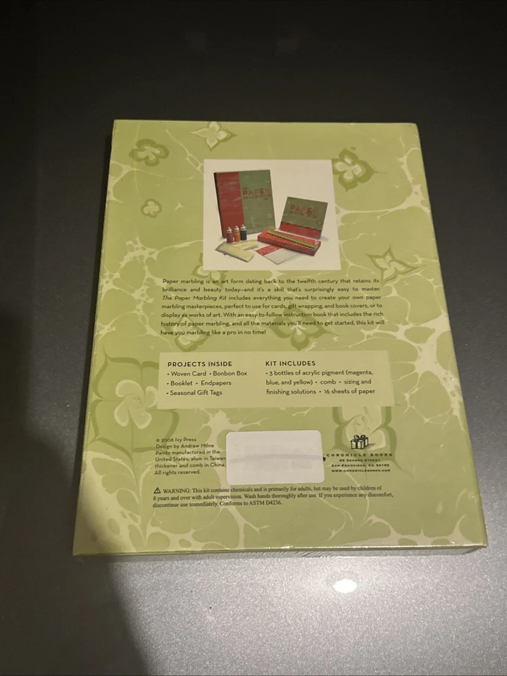The Paper Marbling Kit Materiales Técnicas Proyectos Suministros Jane Dickinson Foto 2 de 3