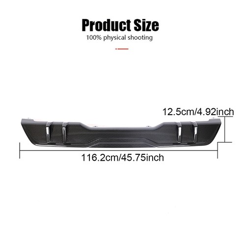 For BMW X5 G05 M-TECH 2019-22 Dry Carbon Fiber Rear Bumper Diffuser Lip Spoiler - Picture 9 of 15