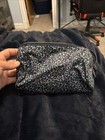 Coach Blue Floral Design With Zipper Biggest Cosmetic Bag — photo 1