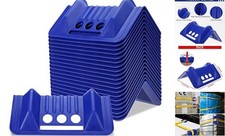 20 Pack Flatbed Edge Protectors, Heavy Duty Corner Protectors Tie Down Blue