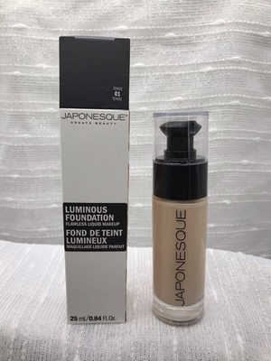 Japonesque Luminous Foundation Shade 01 Liquid Makeup Full Size New In Box!