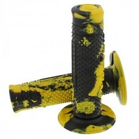 Domino Offroad Snake Lenker Griffe Universal Gelb/Schwarz