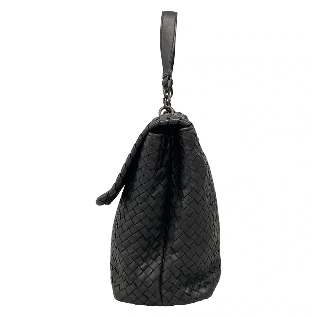 BOTTEGA VENETA Intrecciato - Black Leather B********* Handbag thumbnail 4