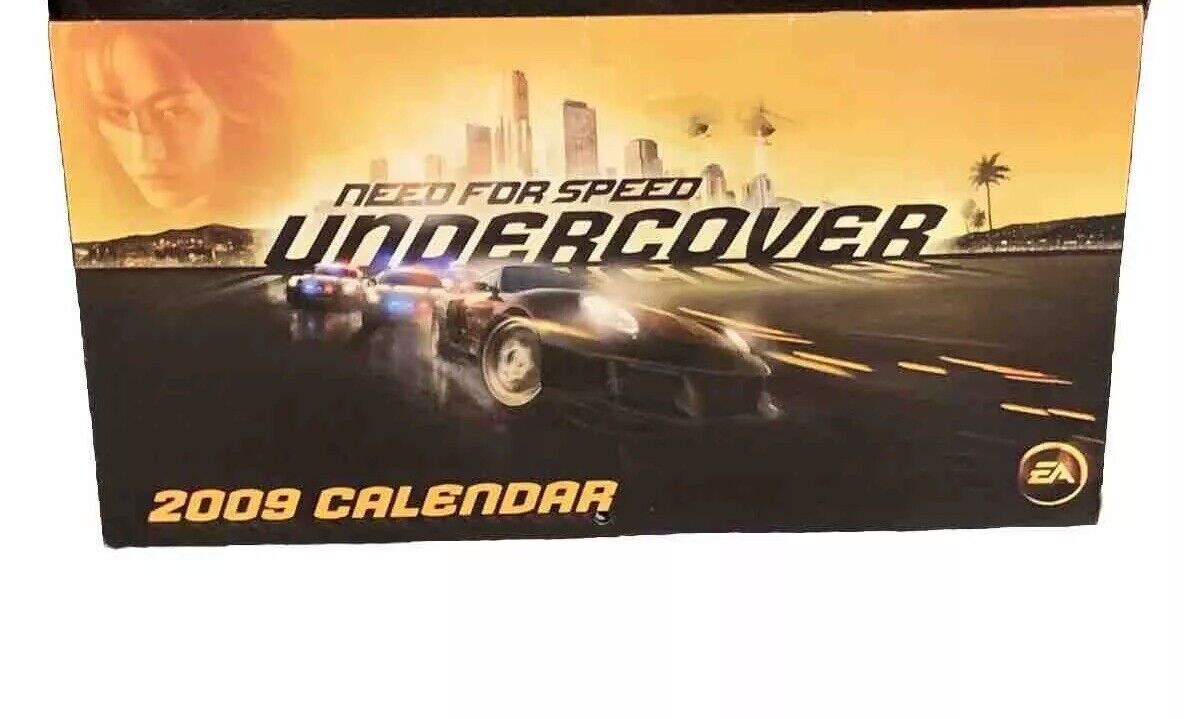 Need For Speed UnderCover 2009 Calendar Collector's Edition Need For Speed UnderCover 2009 Calendar Collector's Edition