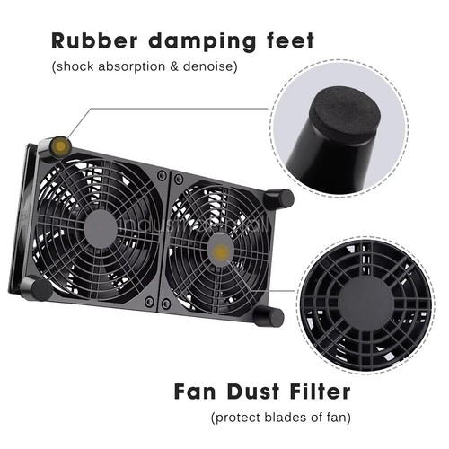 120mm 5V USB Cooling Fan with Speed Controller DIY PC Cooler for Router TV Box - Picture 7 of 28