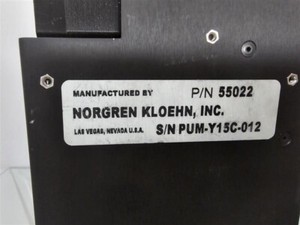 Kloehn Pump 55022  Motorized Smart Syringe Pump