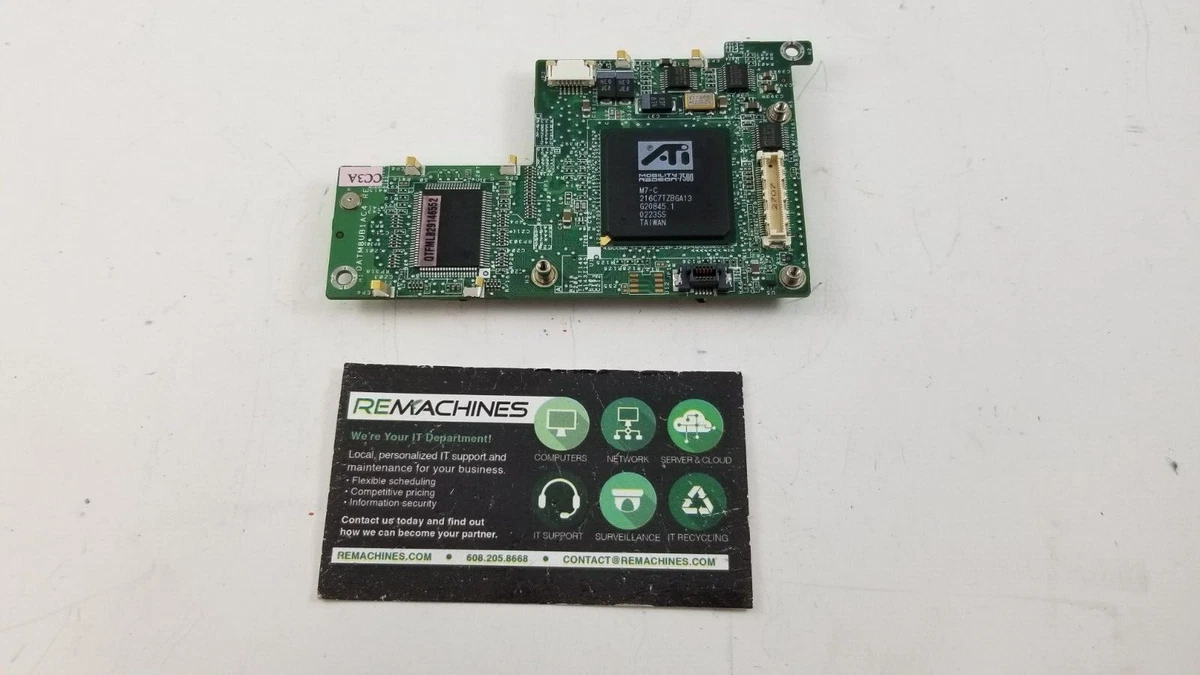 Dell ATI Mobility Radeon 7500 32MB Discrete Laptop Video Card 5P155 TESTED FS