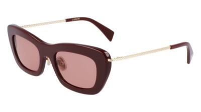 NEW Lanvin LNV 608S 600 Burgundy & Gold Sunglasses with Rose  display picture 2