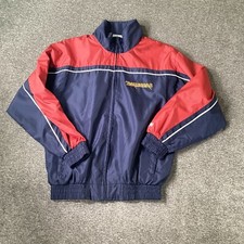 Atlanta Thrashers Jacket Kids Sz M 10/12 Windbreaker Long Sleeve Logo