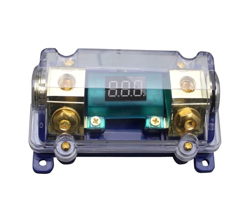 Digital Golden Anl Dist Block 0-4 Gauge Fuse Holder Car Audio Anl Fuse150A - Picture 3 of 4