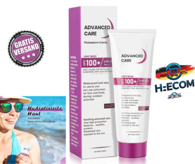 Sonnencreme LSF 100 Sensitiv Gesicht & Körper, Anti-Aging Sonnenschutz