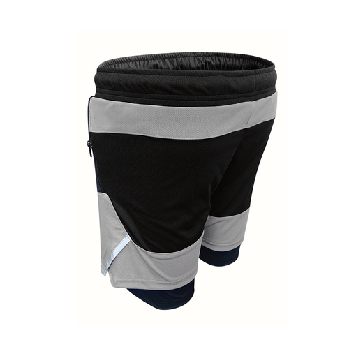 Mens Running Shorts Gym Bodybuilding Jogging Pants Training Workout Compression - Picture 36 of 39