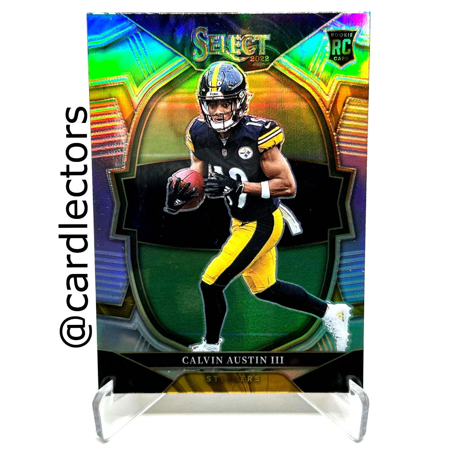 2022 Panini Select CALVIN AUSTIN III #65 RC Concourse Silver PRIZM SP STEELERS