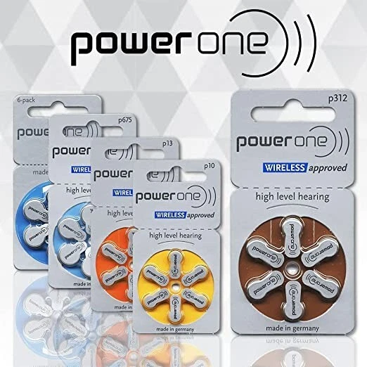 60 x Hörgerätebatterien Varta Power One P 312 Knopfzellen braun +NEU+ MHD 2029 + - Bild 4 von 4