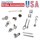 10pcs Orthodontic Crimpable Hook Sliding/Spiral Dental button traction hook Stop